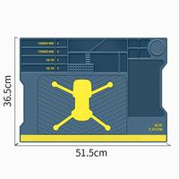 Tapis de réparation pour carte mère de drone et caméra, en PVC imperméable et isolant thermiquement, pour placer plusieurs composants numériques