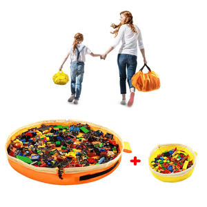 <span class=keywords><strong>Tapis</strong></span> de rangement pour jouets amélioré, design à bords surélevés, solution de nettoyage sans désordre, <span class=keywords><strong>tapis</strong></span> de rangement pour jouets portable - Product Image 2