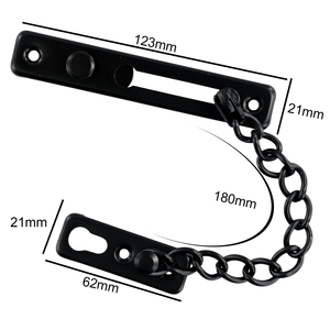 Door <b>Chain</b> Lock Aluminium Security <b>Chain</b> Guard Springs Anti-Theft Press <b>Heavy</b> <b>Duty</b> Polished Latch Screw Modern Design 1 Year - Product Image 5