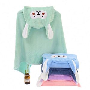 Toallas de Baño y Playa con Capucha de Microfibra con Estampado Animal, Producción Directa de Fábrica, para Bebés - Product Image 4
