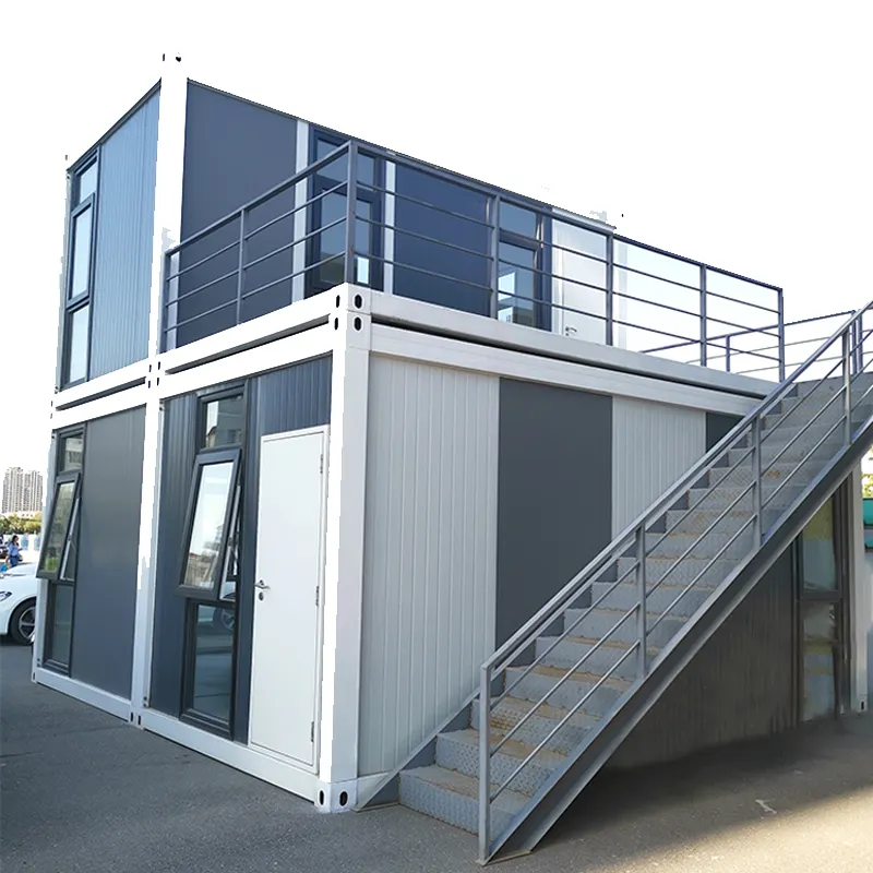 Çelik Metal taşınabilir prefabrik prefabrik geçici ofis Accommod yurtlar genişletilebilir mobil modüler birim kabin düz paketi