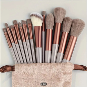Double Head Flat Makeup Brush Set Foundation Concealer Blush Contour Face Eye Blending Daily Use Cosmetic Tools Makeup Brushes - Product Image 2