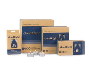 Caja de papel Kraft con cera aromática <span class=keywords><strong>para</strong></span> fiesta de boda, embalaje de lata con velas redondas, recicladas con estampado personalizado - Product Image 5