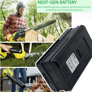 그린웍스 프로 80볼트 전동 공구 배터리 호환 교체 배터리 80V 6Ah (GBA80400 GBA80200 GBA80500 GBA80250) - Product Image 6