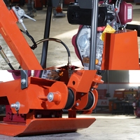 Compacteur à plaque vibrante réversible homologué Euro 5, service OEM/ODM personnalisé, essence/diesel, pour fondations de maisons