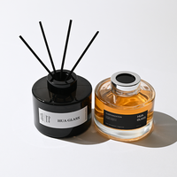 Vente en gros de flacons diffuseurs de parfum de luxe en verre de 150 ml, diffuseur d'arômes pour la maison, conteneur de diffuseur d'arômes, design inspiré