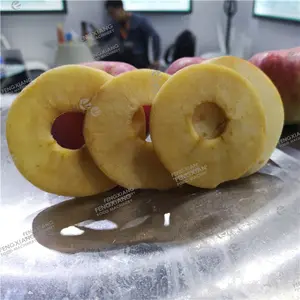 FXP-88 एप्पल अंगूठी प्रसंस्करण मशीन एप्पल काटने की मशीन सेब पुलिस का सिपाही छीलने मशीन