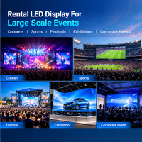 Écran LED géant publicitaire pour location, P2.6 P2.9 P3.91, mur vidéo LED, panneau d'affichage LED mobile pour extérieur