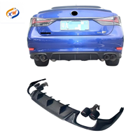 Difusor Trasero de Fibra de Carbono Estilo Plata para Lexus GS200T GS250 GS300 GS350 GS45H 2012-2021, Compatible con Modelos 2012-2021