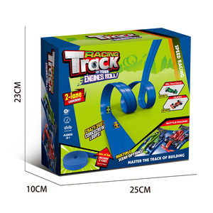 <span class=keywords><strong>Pista</strong></span> <span class=keywords><strong>de</strong></span> Carreras Flexible para Niños, Juguete <span class=keywords><strong>de</strong></span> Alta Venta, Compatible con Autos <span class=keywords><strong>Hot</strong></span> <span class=keywords><strong>Wheels</strong></span>, Pistas Enrollables Portátiles <span class=keywords><strong>de</strong></span> 2 Carriles con Ventosas Resistentes - Product Image 3