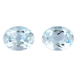 YASHEE Topacio azul cielo natural de 9x7 mm, corte brillante ovalado, piedra preciosa de calidad AAA para la fabricación de joyas - Product Image 1