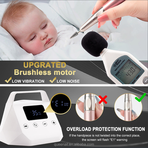 El mercado europeo adora el potente taladro profesional para uñas de 85W y 35,000 RPM, <span class=keywords><strong>lima</strong></span> eléctrica para uñas para la eliminación de acrílico y gel. - Product Image 3