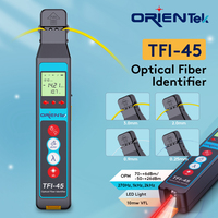 Orientek TFI-45 Dispositif d'inspection et d'identification de fibres optiques, Testeur de reconnaissance optique, Appareil multifonction, Détecteur de fibres FTTH