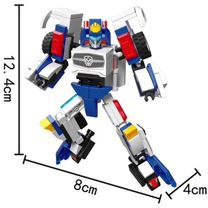 ZEKO KB2001 5 en 1 PentaStorm <span class=keywords><strong>Robot</strong></span> gigante juguetes modelo 5 uds Robots transformadores para niños bloques de construcción juego de juguetes de ladrillos - Product Image 3