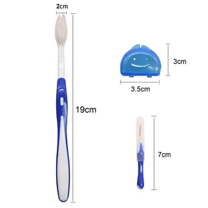 Brosse à dents en forme de V à poils souples, brosse à dents orthodontique V-Trim pour appareils dentaires et orthodontie, petite tête - Product Image 3