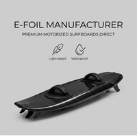 Planche de surf électrique motorisée en fibre de carbone étanche, prix usine, avec repose-pieds brillants et discrets