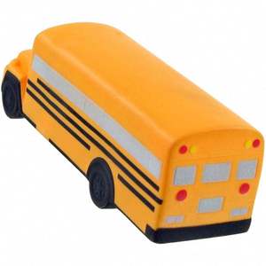 Custom Logo Promotional Toy School Bus Pu Stress Relievers Stress <b>Ball</b> with Customized Color & Shape - Product Image 3