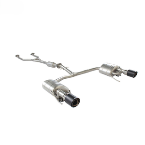 Tubo de Escape de Acero Inoxidable con Válvula Electrónica para Sistema de Escape de 2.5L con Puntas de Fibra de Carbono - Product Image 4