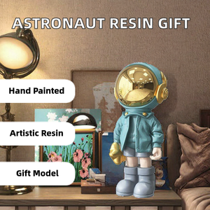 Statua in Resina di Astronauta per Casa, Ornamento Artistico Buddista, Souvenir e Regalo Decorativo - Product Image 3