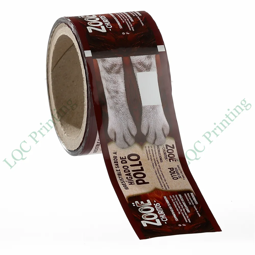 Feuille d'impression personnalisée en aluminium laminé en plastique snack chips de pomme de terre alimentaire rouleau de film d'emballage flexible pour l'emballage alimentaire