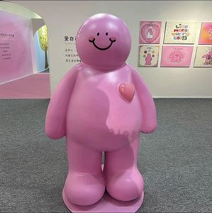 Escultura Grande de Resina de Fibra de Vidrio con Diseño de Personaje de Dibujos Animados <span class=keywords><strong>Bobo</strong></span>, Pintada a Mano, Tamaño Personalizado, Diseño Personalizado de Personajes de Moda de <span class=keywords><strong>TV</strong></span>/Películas para Exteriores - Product Image 3