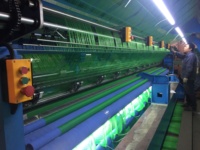 Machine à fileter les filets de pêche automatique Longlongsheng, 14 jauges, en nylon, sans nœuds, capacité 500 kg/24h, 380V, 7,5 kW, 1200MD, garantie 1 an