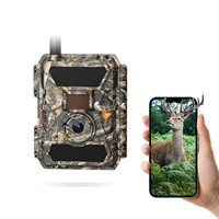Caméra de chasse WILLFINE T4.0-CS 32MP IP66 4G LTE personnalisable, vitesse de déclenchement rapide 0,2s, vision nocturne
