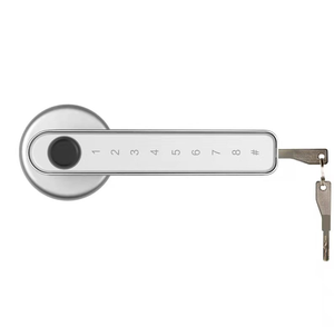 Serrure intelligente à empreintes digitales Sinovo Tuya, poignée de porte électronique à empreintes digitales, serrures à levier avec contrôle par application pour la maison et le bureau - Product Image 1