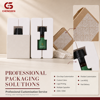 Boîte d'emballage en papier spécial pour huiles essentielles, pliable en une seule pièce, pour parfum, bougie, diffuseur, soins de la peau, avec logo