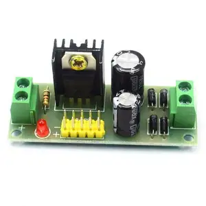 Three-terminal voltage regulator module 12V to 5V 1A regulated power supply module L7805 LM7805 module