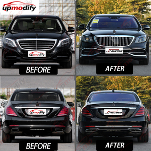 ชุดบอดี้วัสดุ PP ABS ดีไซน์ใหม่สำหรับรถเบนซ์เอสคลาส W222 S320 S400 S350 <span class=keywords><strong>S500</strong></span> S600ล. 4MATIC อัพเกรดเป็น2018 2019 2020 <span class=keywords><strong>Maybach</strong></span> - Product Image 2