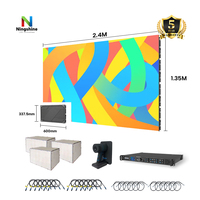 Pantalla LED COB P1.87 de 600nits para Tiendas con Control Novastar para Estudio de Transmisión, HDR10+, Adobe RGB 98%, Resistente al Agua, Garantía de 5 Años