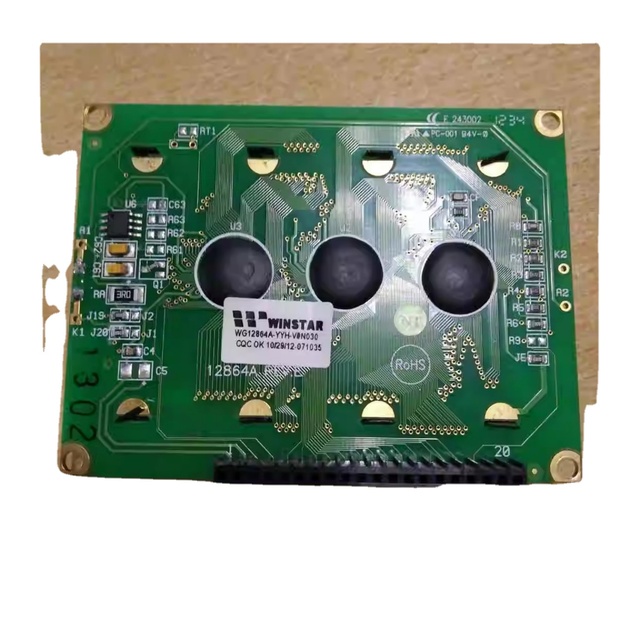 Replaced New Lcd Panel LCD SCREEN DISPLAY PANEL WG12864A-YYH-V#N003 12864D REV:e 12864A REV:e
