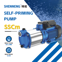 Pompa Air Sentrifugal Permukaan Self Priming Horizontal Inline Pressure Booster Shenneng