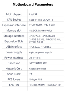 HUANANZHI T8 X99 PCマザーボード<span class=keywords><strong>DDR3</strong></span> RamゲーミングマザーボードサポートLGA211-<span class=keywords><strong>3</strong></span>ピンシリーズプロセッサ - Product Image 2