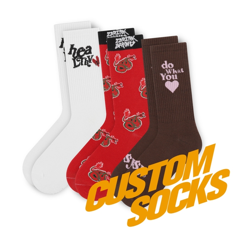 FREE DESIGN MOCKUP Custom logo Socks