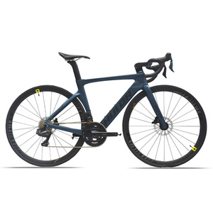 Bicicleta <span class=keywords><strong>de</strong></span> Carretera HULDA 700C con Ruedas <span class=keywords><strong>de</strong></span> Fibra <span class=keywords><strong>de</strong></span> Carbono, Horquilla Rígida Tipo Fever <span class=keywords><strong>de</strong></span> Lujo, Velocidad Variable Electrónica, Cableado Interno y Frenos <span class=keywords><strong>de</strong></span> Disco Hidráulicos - Product Image 5