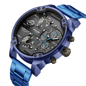 <span class=keywords><strong>Orologio</strong></span> al Quarzo di Marca di Lusso per <span class=keywords><strong>Uomo</strong></span>, Cassa Grande da 49mm, Cinturino in Acciaio Rosso, <span class=keywords><strong>Orologio</strong></span> Sportivo da Polso, Relogio Masculino - Product Image 5