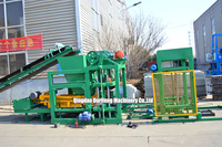 Máquina de Ladrillos QT4-25, Línea de Producción de Bloques Huecos con Alto Rendimiento, Certificación CE, Máquina de Ladrillos de Construcción Totalmente Automática