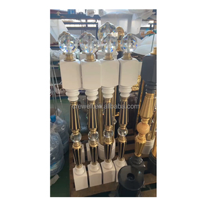 Tốt Nhất Bán Vàng Nhôm Lan can Cho Biệt Thự Ở Rắn Trong Nhà Kim Loại Cầu Thang Lan can Thiết Kế Hiện Đại Tay vịn Lan can - Product Image 3