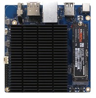 Carte mère Odroid-H5 à cœur rigide en panneau de particules avec réseau 10 Gbe intégré, éventail d'extension M.2 inédit, CPU optimisé pour l'efficacité, monocarte