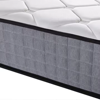 Matelas à ressorts Queen Firm Bonnell pour chambre d'hôtel Tissu matelassé respirant Conception anti-acariens Convertible pour appartement