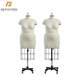Beifuform global plus size 20 mezza body dress forma manichino grande donna manichino grasso manichino femminile per il design di abbigliamento sartoriale - Product Image 2