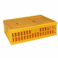 Cage/boîte de transport en plastique pour volailles (poulets/canards/pigeons/colibris)
