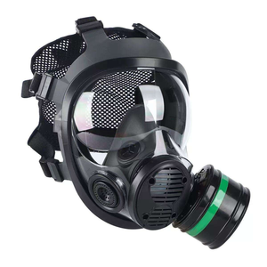 Certified CE Professional Full <b>Face</b> Protective Mask, Dual Cartridge Respirator with Optional P3 Filters, Anti-Gas & Dust Protect - Product Image 1