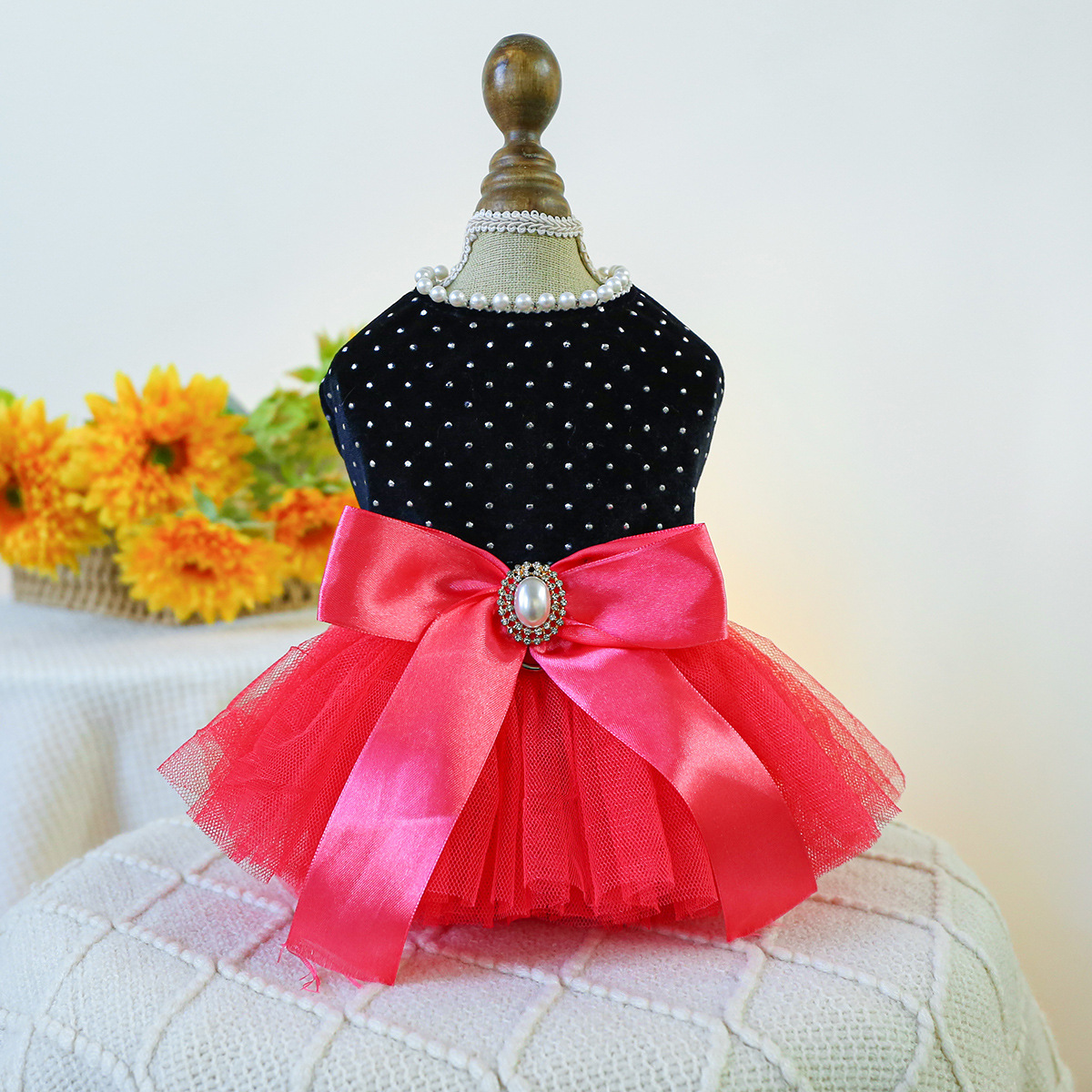 Dog Princess Costume Red Green Dog Princess Dress With Bow Decoration and  Traction Ring for Small Medium Dogs Pet Supplies| Alibaba.com