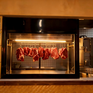 Convient aux opérations de charcuterie : Réfrigérateur de présentation de viande, réfrigérateur Delli et congélateur vertical - Product Image 2