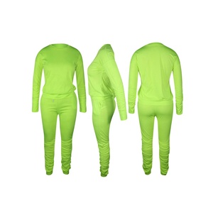 Ensemble de survêtements pour femmes PIHA SPORTS, polyester/coton, velours, haut de survêtement, pantalon de jogging, vêtements de détente, tenues de sport, 2 pièces, sweat à capuche - Product Image 5