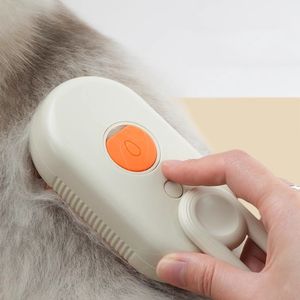 Spazzola Elettrica a Vapore per Toelettatura di Cani e Gatti con Serbatoio d'Acqua, Spazzola a Vapore per Animali Domestici, Cani e Gatti - Product Image 1