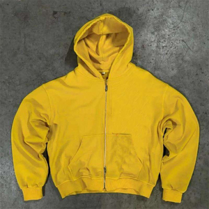 <span class=keywords><strong>Felpa</strong></span> <span class=keywords><strong>con</strong></span> Cappuccio Personalizzata <span class=keywords><strong>con</strong></span> Ricami e Strass, Stampa Digitale Invernale, Tinta Unita, <span class=keywords><strong>con</strong></span> Paillettes, <span class=keywords><strong>Oversize</strong></span>, <span class=keywords><strong>con</strong></span> Zip, 100% Cotone 450 Gsm - Product Image 3